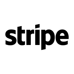 Stripe logo all black